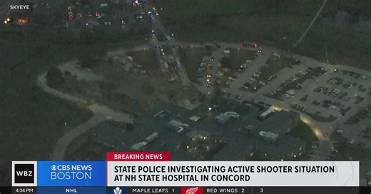 "Multiple victims" in Concord, NH State Hospital shooting, police say