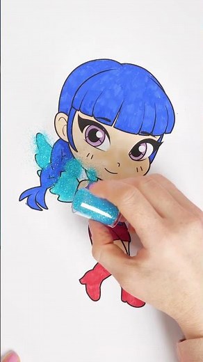 Color Musa 🎨 Glitter Art for Kids ✨ #shorts | Winx Club
