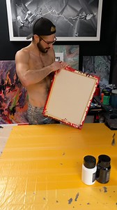 74K views · 868 reactions | Easily one of my favorite painting techniques no paint pour canvas is safe anymore  #canvaspainting #artwork_daily #artoftheday #arts #red #workofart #painting #fypシ #shorts (7206334511418854702) | Axrylicvibes | Facebook