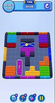 Color Block Jam Level 526 Solution Walkthrough #colorblockjam #gaming #colorblockjamgame #games