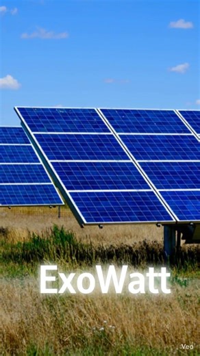 #ExoWatt #newsolartechnology #solarenergy #solarsystem #solarpanels #solarpower