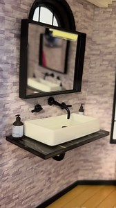 Lighthouse bathroom #dollhouse #mini #miniature | Lyla Danielle Miniatures