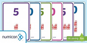 Counting in 5s with Numicon Shapes Display Posters