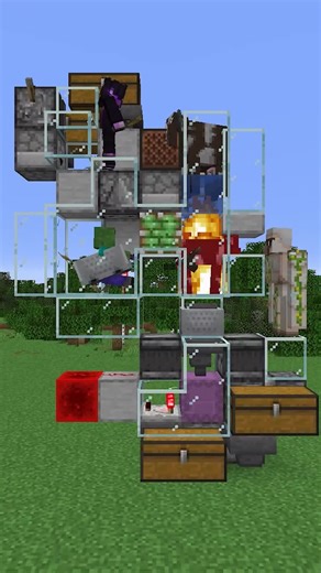 Best Looting Leather Farm for Donut SMP! Download schematics in bio! #donutsmp #minecraftfarm #minecraft