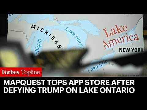 MapQuest Tops App Store Download Charts After Defying Trump On Lake Ontario