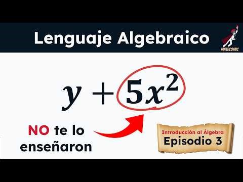 Algebraic Language: What NO ONE explained to you about Algebra