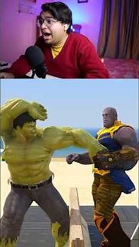 GTA V : Red vs Green Hulk vs Hulkbuster vs Thanos — Ultimate Battle! 😨🔥