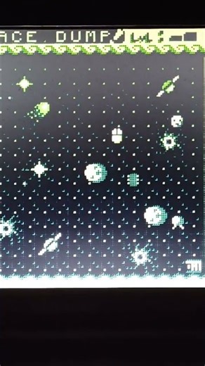 INEDIT Game Play by SPACE DUMP! Video Game for Gameboy write in assembler. by Raflombus