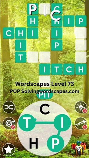Wordscapes Level 73 Answers