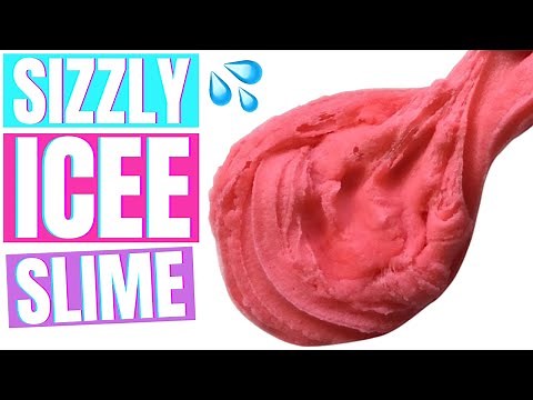 HOW TO MAKE ICEE SLIME! EASY SIZZLY INFLATABLE SLIME RECIPE!