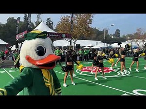 Oregon Cheer Rose Bowl Rally 12/31/2024