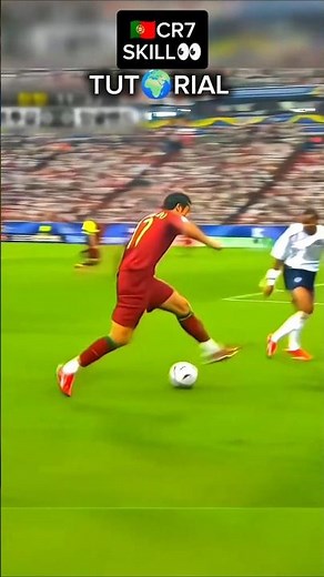 Prime Young Cristiano Step Over Skill Tutorial Learn Ronaldo step over skill#football#skills#shorts