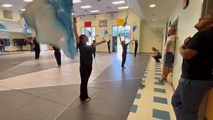 Palm Desert Charter Middle School Color Guard is making history