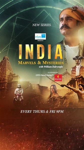 [Partnered] Join HistoryTV18 as we travel back in time to shine the light on lost facets, forgotten characters and the untold stories from India’s past. Watch legends of Gods and kings, histories of mighty empires and ancient wonders come to life in the #NewSeason of 'India: Marvels & Mysteries with William Dalrymple', every Thu & Fri at 9 PM only on HistoryTV18. #IndiaMarvelsMysteries #IMMSeason2 Presented By Niva Bupa #ZindagiKoClaimKarLe #NivaBupa Co-Powered By OPPO & Kalyan Jewellers | HISTO