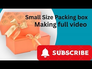Hand made cute packing box making // simple and easy