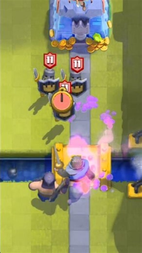 Axe spinning, wins beginning. #clashroyale #shorts #gaming