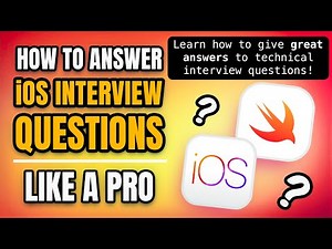 How to Answer iOS Interview Questions Like a Pro 👩🏽‍💻👨🏻‍💻 (free training course)