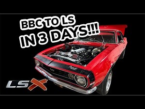 LS Swapping a 67' Camaro SS In 30 Minutes