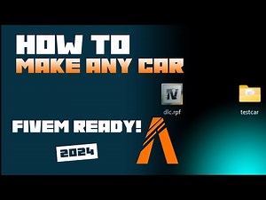 How to make any single-player Car FiveM Ready! | 2024 #fivem