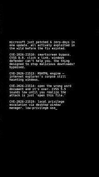 microsoft just patched 6 zero-days in one updat...