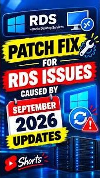 Patch Fix for RDP Failure #bigfix #windows #microsoft #desktop #powershell #patch