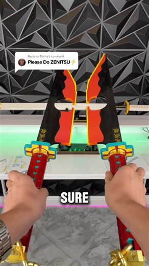 We build Zenitsu sword out of lego😎 #demonslayer #anime #lego #demonslayercosplay #demonslayerart