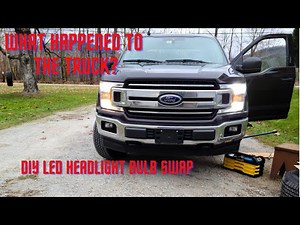How To: 2020 Ford F-150 LED headlight bulb upgrade install guide.