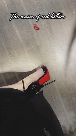 The Aura of Red Bottoms ❤️👠 Luxury in Every Step #louboutin #heels #ytshorts#ootd