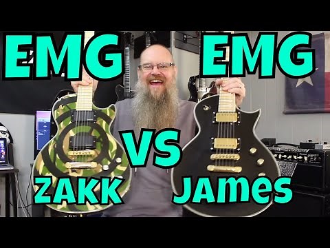 EMG HET SET vs EMG HZ Passives! James vs Zakk Guitars!