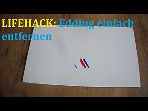 Lifehack: remove waterproof marker from furniture, doors, cars, etc.