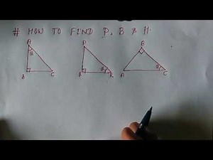 Easy trick to learn Base, perpendicular & Hypotenuse #shorttrick #shorts #viral