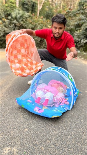 Two Colour bedding Set Baby Mosquito Net Unboxing 😍