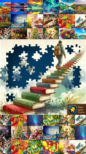 Puzzles I've Completed with Magic jigsaw puzzle old version