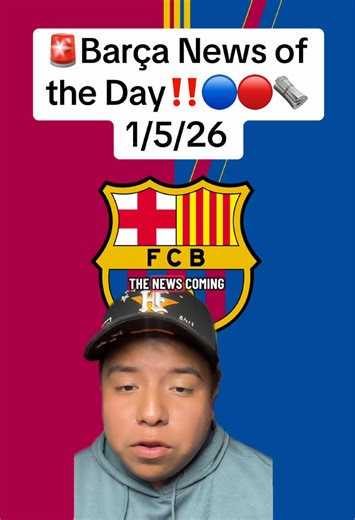 🚨Barça News of the day‼️🔵🔴🗞️ || 1/5/26 — Here is everything that happen in Camp Barça today! #fcbarcelona🔵🔴 #viscabarca🔴🔵 #barca #barcelona #futbol @fcbarcelona