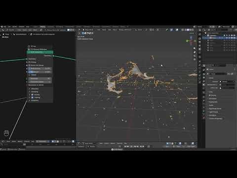 [Demo] Cloth Tearing under Pressure - Blender Geometry Nodes 5.2 Alpha