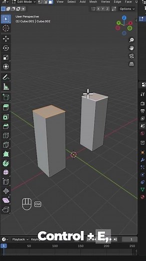 Make Arc Shapes in Blender Easily (Beginner Tip) #blendertips #3dmodeling #blender3d