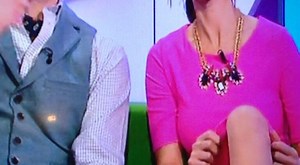 BBC's Alex Jones gives viewers more than they bargained for during accidental underwear flash