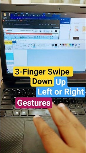 How to Use 3-Finger Touch on Laptop #shorts #touchpad #3finger
