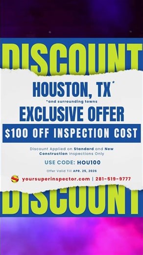 Houston, TX Home Inspection Promo