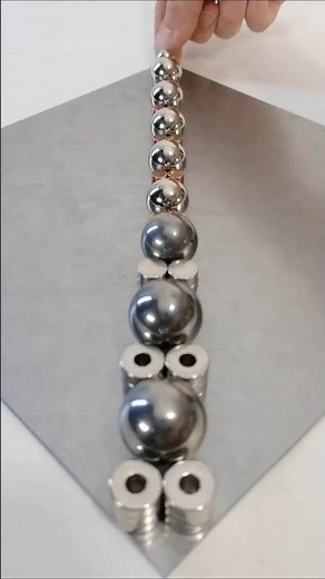 Increasingly Bigger Magnetic Domino Effect