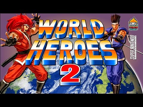 World Heroes 2 [SNES] Gameplay até zerar!