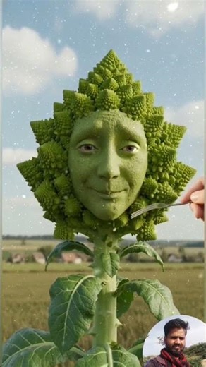 vegetable human face funny video shorts #aishorts #funny #aivideo
