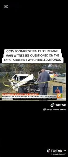 Cyrus jirongo fatal accident investigation