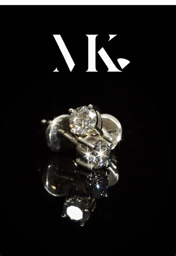 Perfectly matched round brilliant diamond studs in luminous white gold, set in classic four-prong baskets. Crisp brilliance and flashes of fire shine from every angle, finished with open galleries and secure screw-back posts for effortless elegance & security. “And I have filled him with the Spirit of God, in wisdom, in understanding, in knowledge, and in all manner of workmanship, to design artistic works, to work in gold, in silver, in bronze, in cutting jewels for setting, in carving wood, an