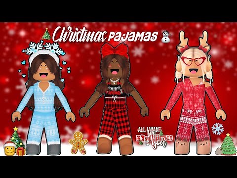 CUTE CHRISTMAS PAJAMAS CODES | Bloxburg Outfit Codes |