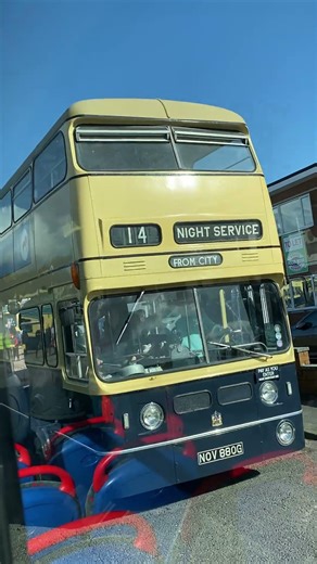 Birmingham City Transport Daimler 3380 Bus Route 14 Night Service from City