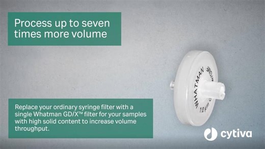 Whatman GD/X Syringe Filters for Viscous Samples | Everlife-Chemopharm Group posted on the topic | LinkedIn