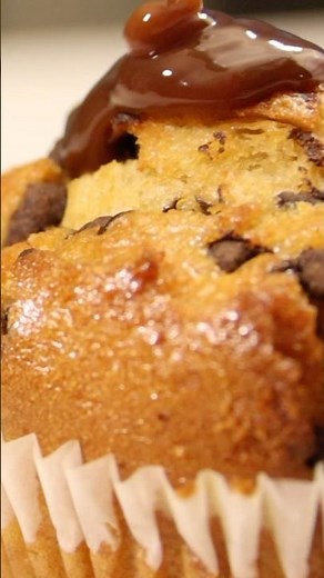 Chocolate chip muffin recipe #baking