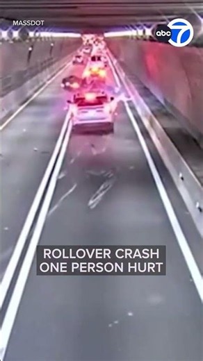 Rollover crash causes traffic nightmare in Boston