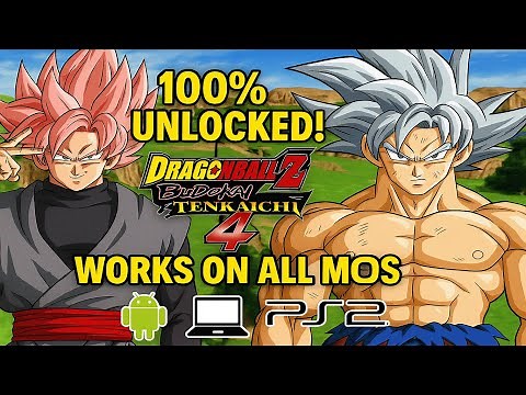 🔥 Budokai Tenkaichi 4 (Mod) – 100% Save Data (NTSC/PAL | PS2 & Emulator)
